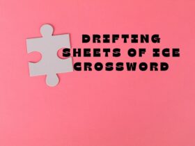 Drifting Sheets of Ice Crossword